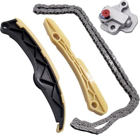 HiSport Timing Chain Kit with Guide Tensioner- Compatible with Hyundai Elantra Accent Sonata Tucson Kona Kia Optima Soul Forte Forte5 Rio Seltos Koup - 243212B620 244202B611 244312B620 244102B700 in Saudi Arabia
