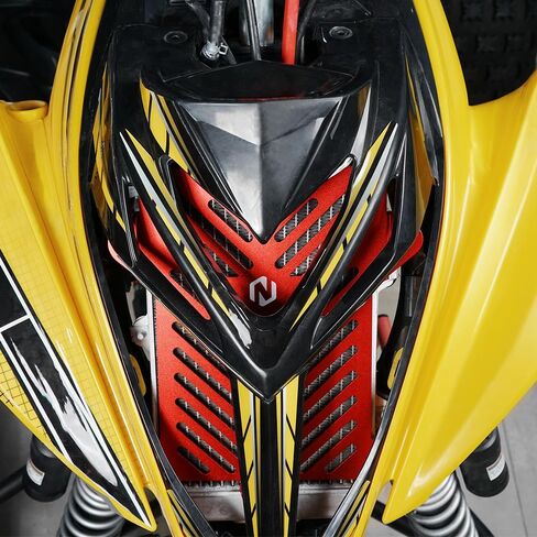 Radiator Guard Radiator Shield Aluminum Compatible with Yamaha Raptor 700 2013-2024, Raptor 700R 2013-2024 Replacement for RAD0152BK Black in Kuwait