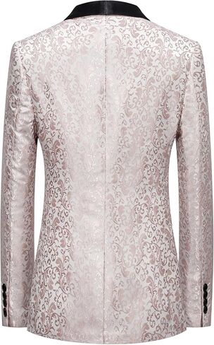 Mens Tuxedo Blazer Suit Jacket One Button Slim Fit Dinner Jackets for Party Prom Wedding Stylish Tuxedo in Saudi Arabia