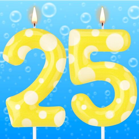 Sponge Birthday Number Candle Yellow Sponge Print Themed Birthday Candles Numeral Birthday Cake Topper for Sponge Themed Birthday Sponge Fans Party Decoration Supplies (Number 5) in Kuwait