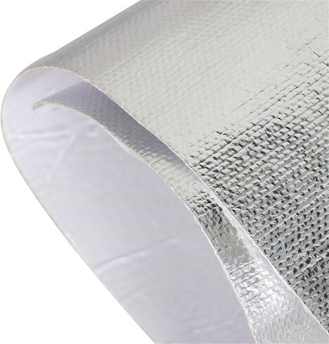 Heat Shield Tape Adhesive Backed Aluminized Reflective Heat Barrier Tape Roll 12 Inch x 24 Inch in Saudi Arabia