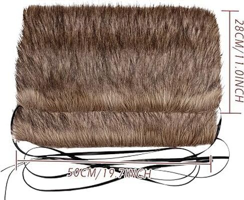 Women Viking Fur Boot Faux Leather Warrior Costume Accessory Leg Warmers in Saudi Arabia