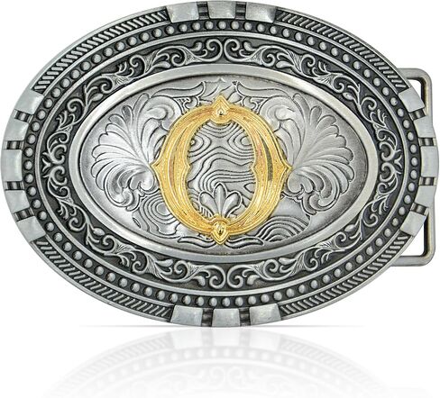 Western Belt Buckles Men Women: Belt Buckle 26 Initial Belt Buckles Men Western Belt Buckles for Men Women Boy Cowboy Cowgirl in Saudi Arabia