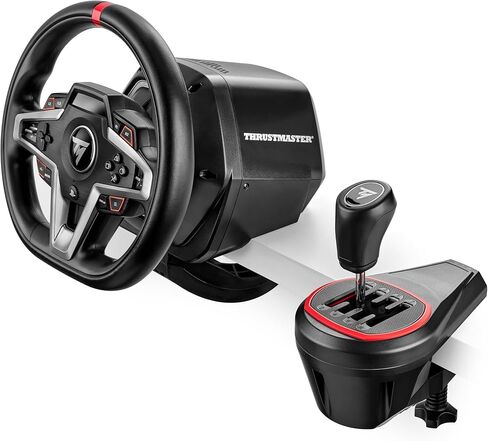 Thrustmaster T128P، عجلة سباق Force Feedback USB مع دواسات مغناطيسية (PS5، PS4، الكمبيوتر الشخصي) in Kuwait