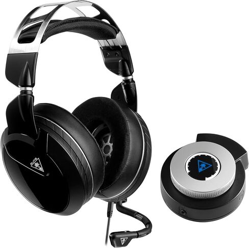 Turtle Beach Elite Pro 2 + SuperAmp Performance Gaming Headset for PS5, PS4, PlayStation, PC, & Mobile Devices with Bluetooth - Surround Sound, 50mm Speakers, Memory Foam Cushions - Black in Kuwait