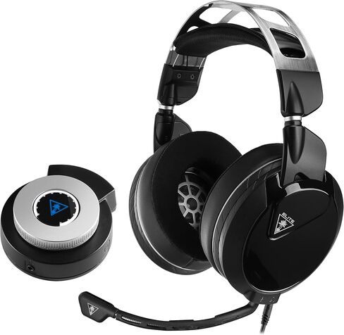 Turtle Beach Elite Pro 2 + SuperAmp Performance Gaming Headset for PS5, PS4, PlayStation, PC, & Mobile Devices with Bluetooth - Surround Sound, 50mm Speakers, Memory Foam Cushions - Black in Kuwait
