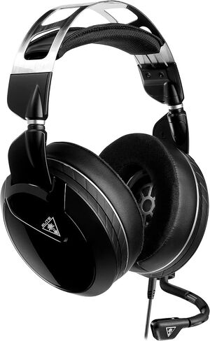 Turtle Beach Elite Pro 2 + SuperAmp Performance Gaming Headset for PS5, PS4, PlayStation, PC, & Mobile Devices with Bluetooth - Surround Sound, 50mm Speakers, Memory Foam Cushions - Black in Kuwait
