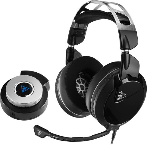 Turtle Beach Elite Pro 2 + SuperAmp Performance Gaming Headset for PS5, PS4, PlayStation, PC, & Mobile Devices with Bluetooth - Surround Sound, 50mm Speakers, Memory Foam Cushions - Black in Kuwait