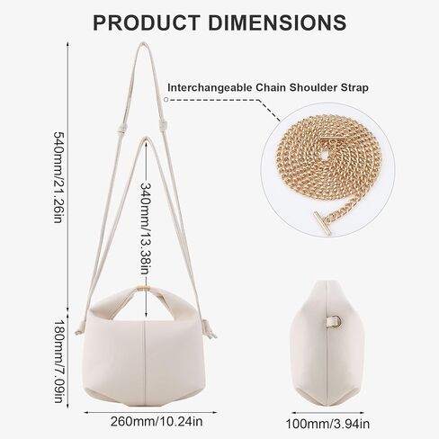Crossbody Bags Purse Top Handle Bag Chic Dumpling Clutch Designer Small Faux Leather Shoulder Hobo Satchels for Women in Saudi Arabia
