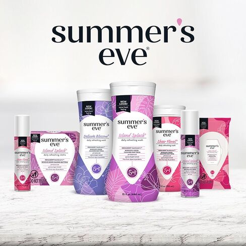 Summer’s Eve Blissful Escape Daily Refreshing Feminine Wipes, Removes Odor, pH balanced, 32 Count, (Pack of 2) in Saudi Arabia