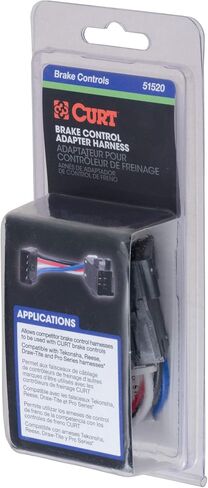 CURT 51520 Quick Plug Electric Trailer Brake Controller Wiring Adapter for Competitor Harnesses to CURT Brake Controllers in Saudi Arabia