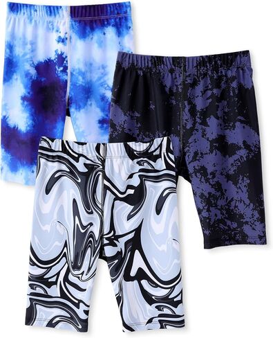 PATPAT Girls Bike Shorts Cute 3 Pack Cartwheel Leggings Shorts 6-12 Years in Saudi Arabia