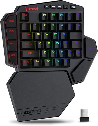 Redragon K585 PRO Wireless One-Handed RGB Gaming Keypad, 42-Key Layout in Kuwait