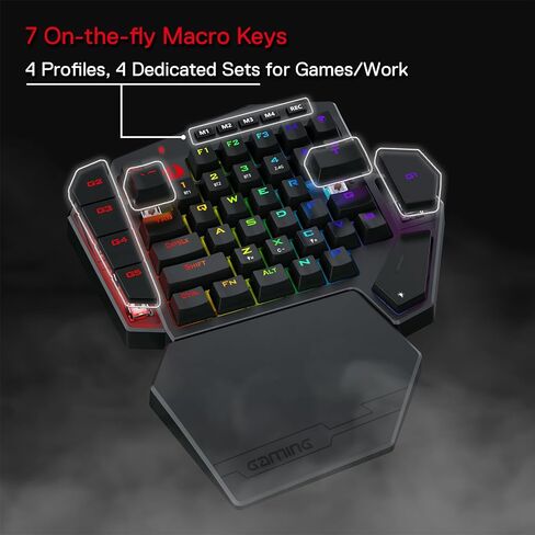 Redragon K585 PRO Wireless One-Handed RGB Gaming Keypad, 42-Key Layout in Kuwait