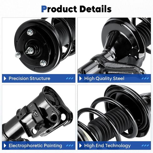Front Complete Struts Assembly w/Coil Spring Shock Absorber Compatible with 2002 2003 2004 2005 2006 Honda CRV CR-V 4WD FWD, Replace for 172143 172144 in Saudi Arabia