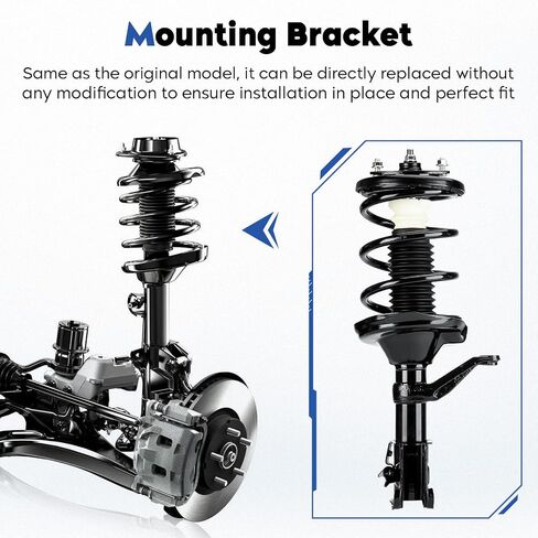 Front Complete Struts Assembly w/Coil Spring Shock Absorber Compatible with 2002 2003 2004 2005 2006 Honda CRV CR-V 4WD FWD, Replace for 172143 172144 in Saudi Arabia