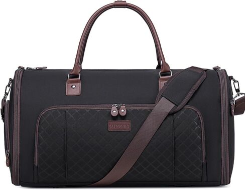 Convertible Garment Bags for Travel, Carry On Garment Duffle Bags for Women, Garment Bag with Shoes Compartment, 2 in 1 Travel Suit Bag with Detachable Shoulder Strap-Pink in Saudi Arabia