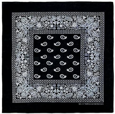 BASICO 6Pack Bandanas for Men and Women I Bandana Headbands Handkerchiefs in Saudi Arabia