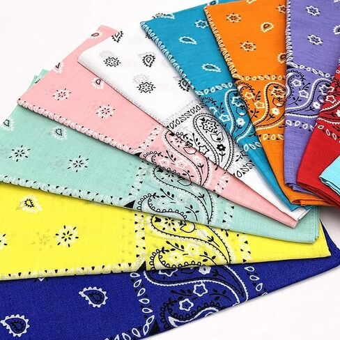 بانداناس جاسكي 100% قطن. 12 حزمة. قد تختلف التشكيلات، 20 بوصة in Kuwait