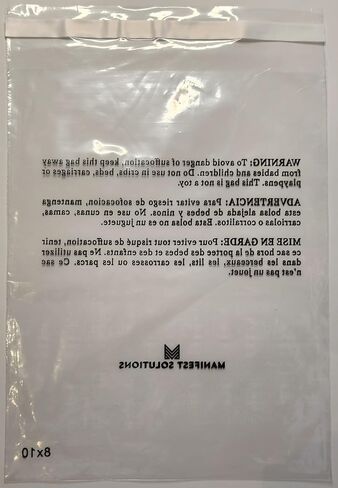 6x9 'Ready to Ship' Sealable 1.5 mil Poly Bags w/Self-Seal, Suffocation Warning, 100% FBA Packaging and Prep Compliance, 6" x 9" (200 Bags) (6x9) in Saudi Arabia