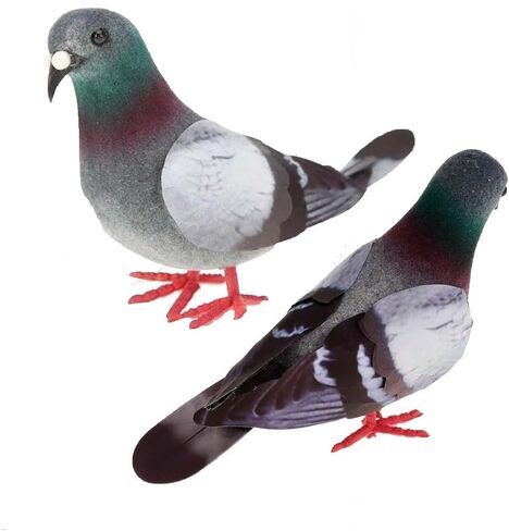 2 Pcs Artificial Foam Model Pigeon,Mini Artificial Birds for Home Decoration Party Wedding Supply in Saudi Arabia