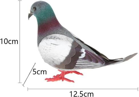 2 Pcs Artificial Foam Model Pigeon,Mini Artificial Birds for Home Decoration Party Wedding Supply in Saudi Arabia