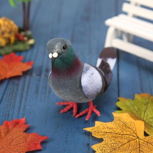 2 Pcs Artificial Foam Model Pigeon,Mini Artificial Birds for Home Decoration Party Wedding Supply in Saudi Arabia