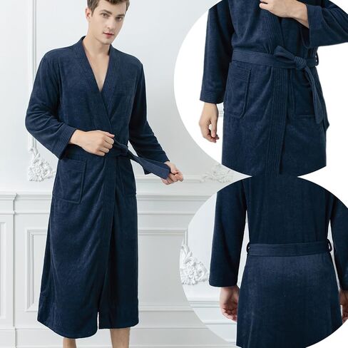 Terry Cloth Bathrobe Belt Replacement 100% Cotton Terry Robe Belt Bath Robe Tie Waist Belt for Women Men, 70in x 2in in Kuwait