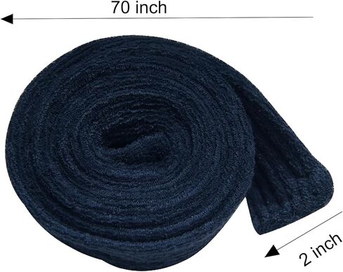 Terry Cloth Bathrobe Belt Replacement 100% Cotton Terry Robe Belt Bath Robe Tie Waist Belt for Women Men, 70in x 2in in Kuwait