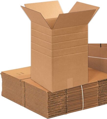 AVIDITI Moving Boxes Large 16"L x 12"W x 6"H, 25-Pack | Corrugated Cardboard Box for Packing, Shipping and Storage 16126 in Saudi Arabia
