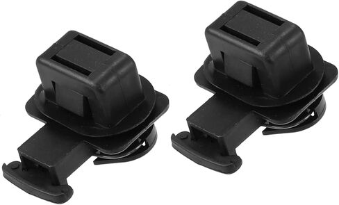 Rear Seat Cushion Pad Clips for Honda Accord 2003-2012 Black (Set of 2) in Saudi Arabia