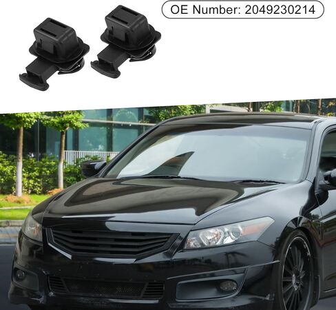 Rear Seat Cushion Pad Clips for Honda Accord 2003-2012 Black (Set of 2) in Saudi Arabia