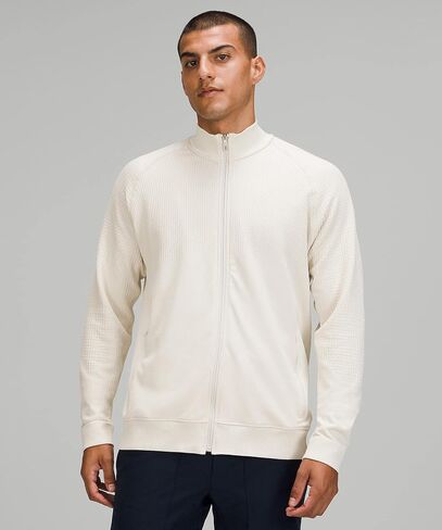 سترة Lululemon للتدفئة الهندسية (أوبال أبيض/أوبال أبيض، مقاس M) in Saudi Arabia