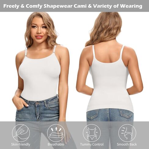 JOYSHAPER Shapewear Camisole for Women Cami Shaper Tummy Control Shapewear Tops Basic No Padded Body Shaping Tank Top in Saudi Arabia