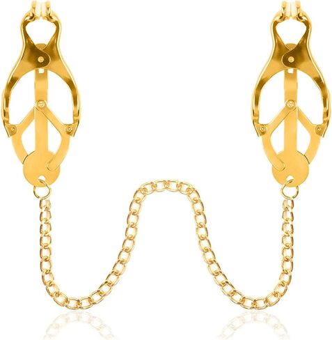 Stainless Steel Nipple Chain Clip Non-Piercing Adjustable Butterfly Body Clips Jewelry Gift For Women Men in Saudi Arabia