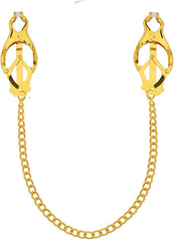 Stainless Steel Nipple Chain Clip Non-Piercing Adjustable Butterfly Body Clips Jewelry Gift For Women Men in Saudi Arabia
