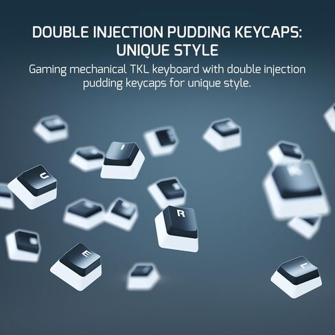 GAMEPOWER Suki TKL Wired Mechanical Gaming Keyboard, Programmable Macros RGB Lighting Customization, Tactile Blue Mechanical Switches Aluminum Base, Magnetic Wrist Support, 87 Keys, Blue Switch in Kuwait