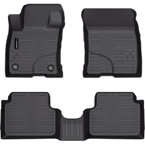All Weather Floor Mats Fit for Ford Maverick Hybrid 2022-2024 TPE Rubber Liners Maverick Hybrid Accessories Set All Season Guard Odorless Anti-Slip Floor Mats
