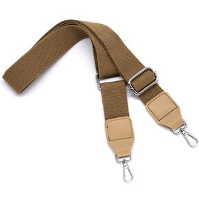 Solid Color Purse Straps Replacement Crossbody Bag Strap Adjustable Wide Guitar Straps for Handbags 1.5inch (Leather pure black silver)