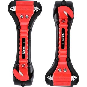 2 PCS Car Window Breaker, 2-in-1 Window Breaker Seatbelt Cutter, Glass Breaker Car Safety Hammers, Auto Car Escape Tool, Emergency Glass Hammer, Window Punch Breaker Tool