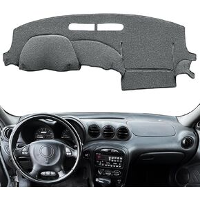 Dash Cover Mat Custom Fit for Pontiac Grand AM 1999-2005 Without Sensor, Dashboard Pad Cap Carpet Protector K208 (Dark Gray)