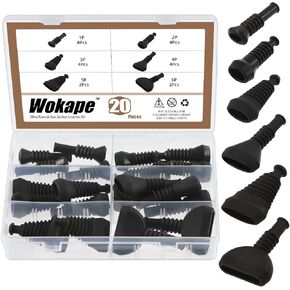 20Pcs Universal Firewall Boot Assortment Kit for Most Vehicle Accessories Wire Boot, 6 Sizes Firewall Rubber Grommets Automotive Universal Connector Wire