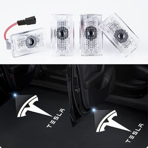 Motrobe for 2016-2023 Tesla Model Y Model 3 Model S, 2016-2021 Model X Integration Ultra-Brights Step Led Puddle Door Lights Never Fade with Extension Cord, Pack of 4 2023 Upgraded