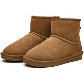 Women's Snow Boots Mid-Calf Classic Winter Comfort Warm Snow Boots Outdoor Anti-slip