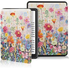 Slim Case for 6.8" All-New Kindle Paperwhite(11th Generation,2021 Release,Model NO.M2L3EK),Fits Amazon Kindle Paperwhite Signature Edition,Lightweight PU Leather Cover,Autumn