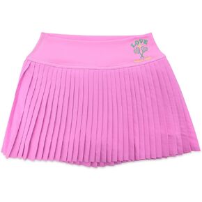 iscream + Theme NYC Big Girls Spandex Blend Stretchy Pleated Skort for Casual and Sports Wear