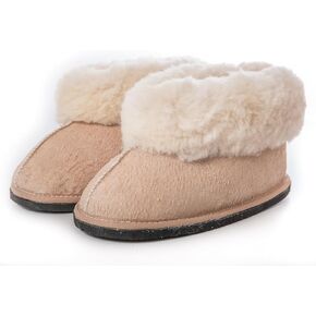 JCP Leathers Genuine Sheepskin Unisex House Slippers for Men and Women - Cozy Indoor Footwear