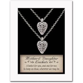 Cathedral Art LS115 Mother and Daughter Locket Set, 18-Inch
