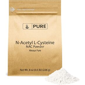PURE ORIGINAL INGREDIENTS NAC N-Acetyl L-Cysteine Powder (1 lb) Lab Verified, Always Pure, No Fillers