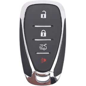 Replacement Key Fob Cover Case fit for 2017 2018 2019 2020 Chevy Camaro Malibu Equinox Cruze Blazer Trax Volt Bolt Keyless Entry Key Fob Shell ( 4 Buttons)